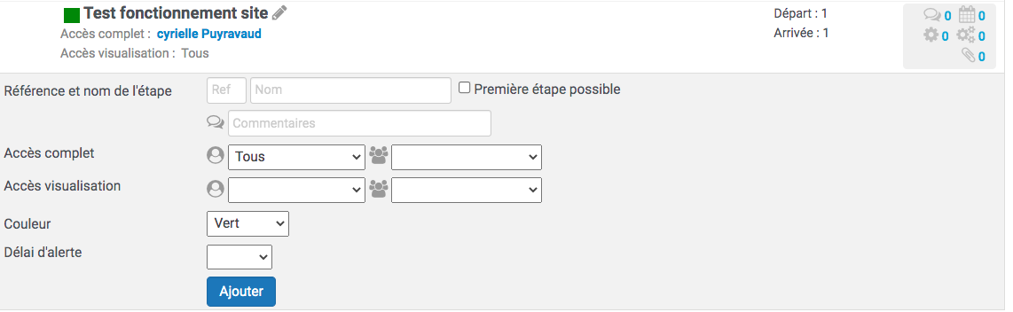 intégration des étapes dans la construction des process de production
