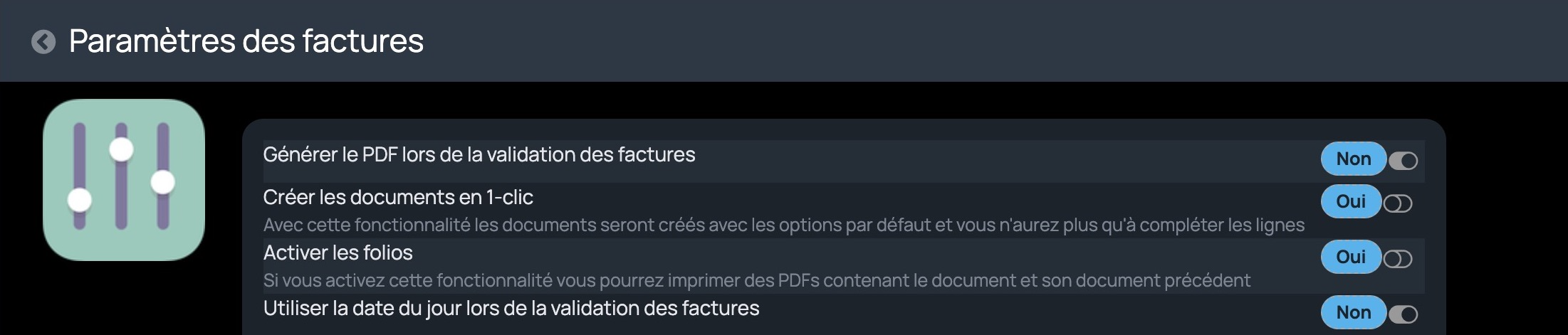 Création de documents en 1-clic