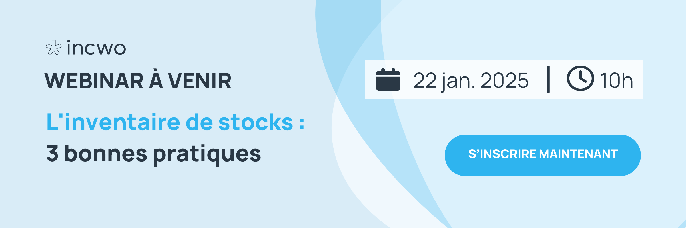 Bannière pour le webinaire inventaire des stocks