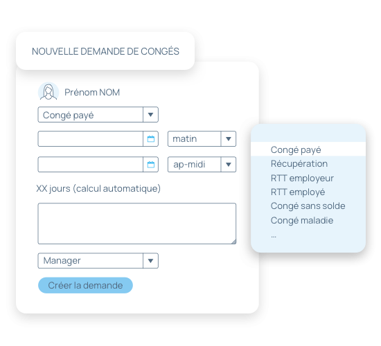 Gestion des demandes de congés